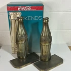 VINTAGE Coca Cola ®   Coke Brand Bookends 1997 Pair Of 2