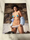Playboy Playmate RAQUEL POMPLUN Signed 4x6 SEXY Photo PMOY AUTOGRAPH 1S