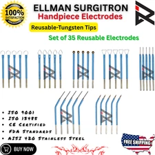 Ellman Surgitron Set of 35 Electrodes Cautery Tungsten Tips CE/FDA Certificated