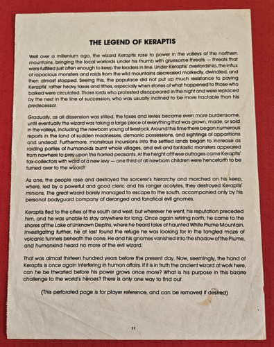 Lot of 2 AD&D Adventure Modules - Tomb of Horrors & White Plume Mountain - Picture 18 of 19