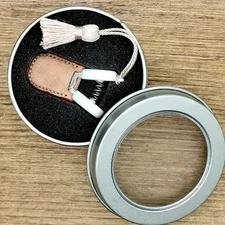 Creative Art Mini Scissors Stainless Steel With Protective Cover Sewing Scissors