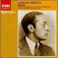 LUDWIG VAN BEETHOVEN CESAR FRANCK NICCOLO PAGANINI - Jascha Heifetz: Recital - 2