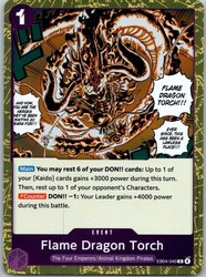 Flame Dragon Torch EB04-040 Rare The Azure Sea's Seven One Piece TCG