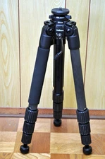 Velbon Geo Carmagne N840 Carbon Fiber Tripod, 4-Section Heavy Duty for Telephoto