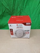 2 PACK Kidde Smoke Detector 10-Year Battery Powered LED Warning Light 20SD10