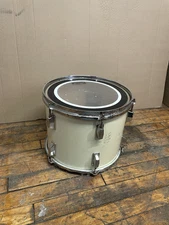 Vintage Royce Procussion Rack Tom Drum 13" Size Beige White Model D605