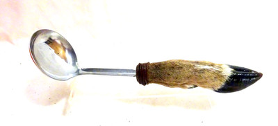 TAXIDERMY CURED DEER HOOVES FEET BBQ SOUP SPOON $ 800 EACH #1  SHIP USA ONLY