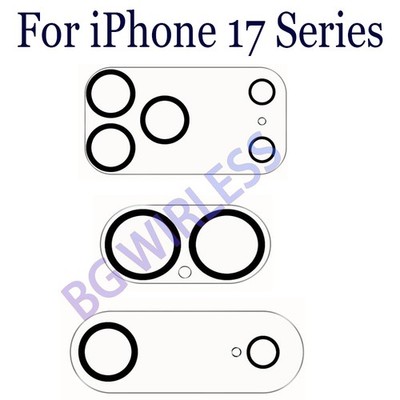 For iPhone 17 Pro Max/17 Air/17 Pro/17  Camera Lens Protector Tempered Glass