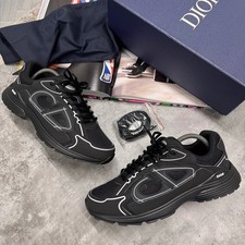 DIOR-B30 Black Trainers Size 9 UK