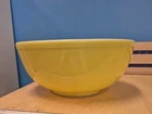 Vintage Pyrex 404 Primary Color Yellow Round Nesting Mixing Bowl 4 Quart 1950's