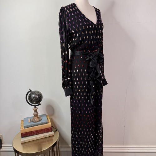 Temperley London Wendy Sequin Jumpsuit Rainbow UK 6 US 2 NWT Silk Delicate - Picture 13 of 16