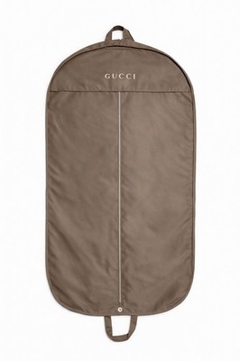 Authentic GUCCI Garment Bag 41x27 Brown Travel Suit Cover Dust Bag New 