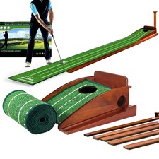 GimYaa Golf Putting mat Green Indoor and Outdoor 1'4" x 12" (L x W),