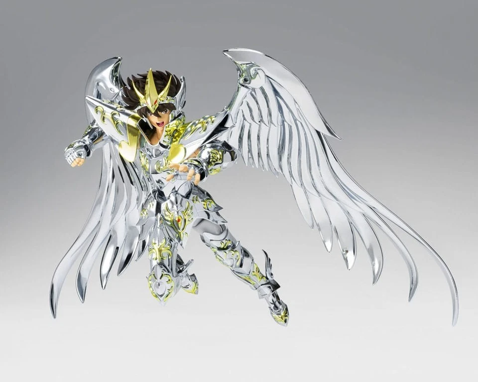 SAINT SEIYA CLOTH MYTH EX ACTION FIGURE PEGASUS SEIYA GOD CLOTH 17CM TAMASHI NEW - Immagine 3 di 4
