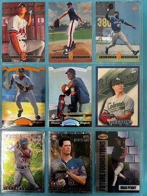1999 Brad Penny Topps Bowmans Best Future Foundations Die-Cut 0195/3000