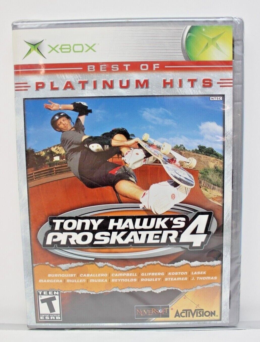 Tony Hawk's Pro Skater 4 [Platinum Hits] (Microsoft Xbox) – Box