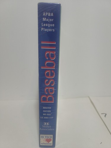Vtg Rare APBA Maj. League Players Baseball MASTER EDITION SEALED Floppy Disk - 第 2/10 張圖片