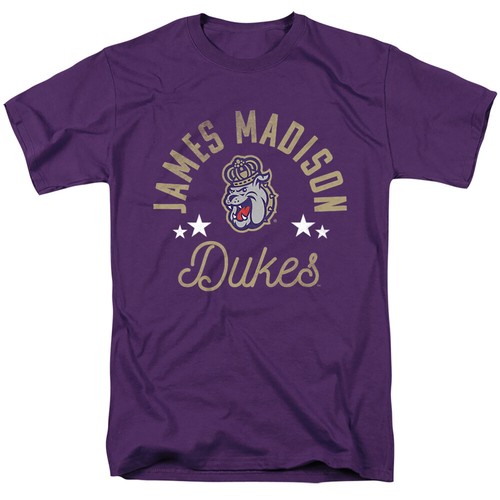 James Madison University Adult T-Shirt Dukes, Purple, S-4XL