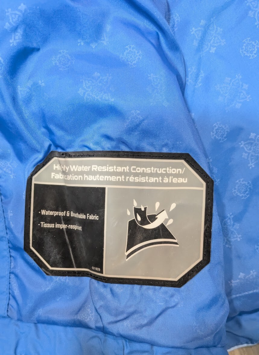 Columbia "Interchange" Winter Shell: Blue/White (… - image 8