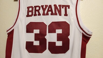 Kobe Bryant #33 Lower Merion High School Red Jersey S Mens | eBay
