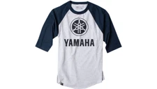 NEW FACTORY EFFEX Yamaha Baseball T-Shirt - Gray- M/L/XL/XXL - MOTORCYCLE