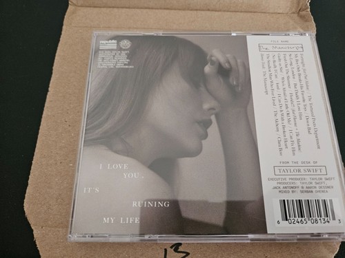 Taylor Swift Signed Tortured Poets Department TTPD CD RARE Signature Auto - Picture 64 of 72