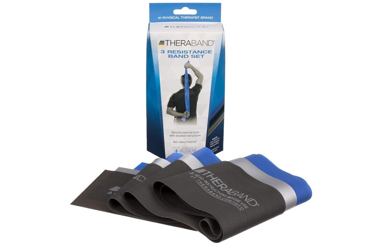 TheraBand Resistance Bands Set, Professional Non-Latex Elastic - Main Image
