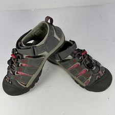 Keen Newport Water Sport Kids Hiking Pink Gray Sandals US 2 Youth Outdoor Shoes