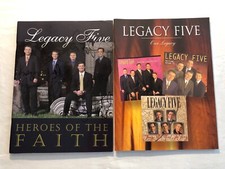 Libro di canzoni firmato Legacy Five: Heroes of the Faith (pianoforte/voce/chitarra)