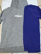 Nike Air Jordan hoodie 1995 96 Legacy Jumpman distressed purple gray rare medium