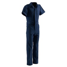 Berne Short Sleeve Unlined Coveralls - Navy Blue