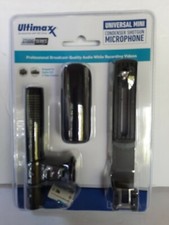 Ultimaxx Universal Mini Shotgun Condenser Microphone New In Package CLF/3D.