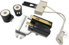 Gas Valve Coils and Flame Sensor Kit Compatible with Whirlpool, Kenmore, Maytag,