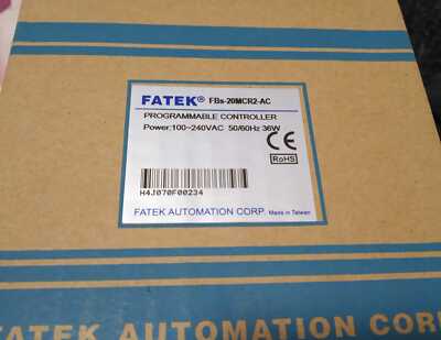 1PC New FATEK Programmable Controller FBS-20MCR2-AC Expedited Shipping