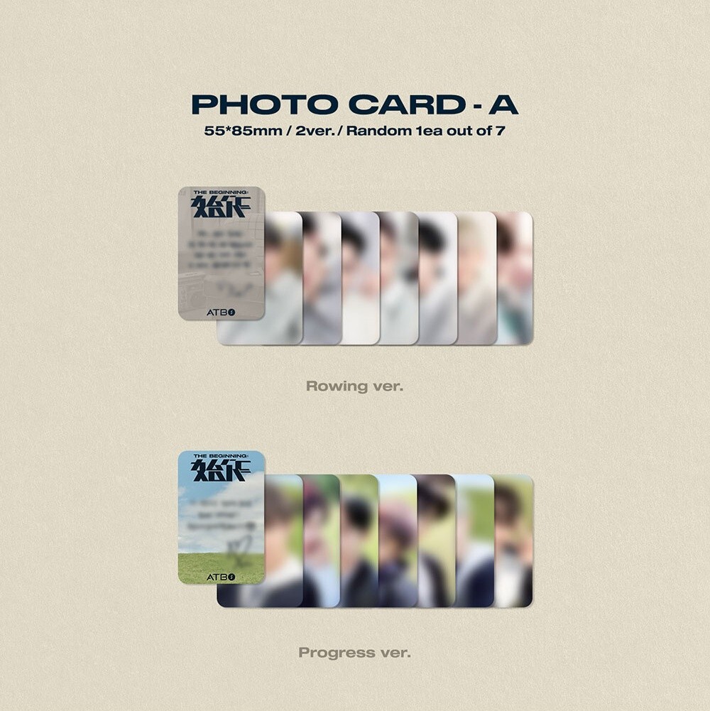 ATBO 2nd Mini Album [The Beginning : 始作] 2Ver SET CD+P.Book+2p P