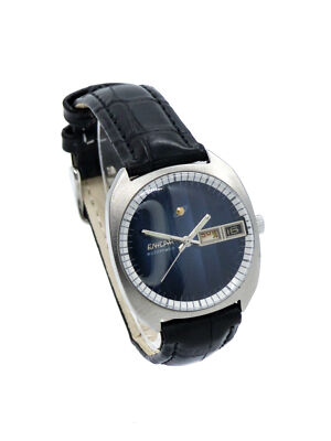 Enicar Automatik Armbanduhr mit Kalender ( Tag / Datum ) Edelstahl 1960's