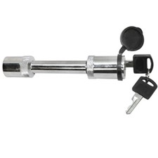 5/8" Trailer Hitch Lock, Forged Steel, Heat Treated, Zinc Finish, 2 Keys