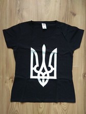 Traditional T - shirts Ukrainian trident symbol national Ukraine woman girl