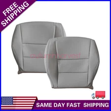 For Acura RDX 2007-2012 Perforated Leather Seat Cover Both Side Bottom GRAY