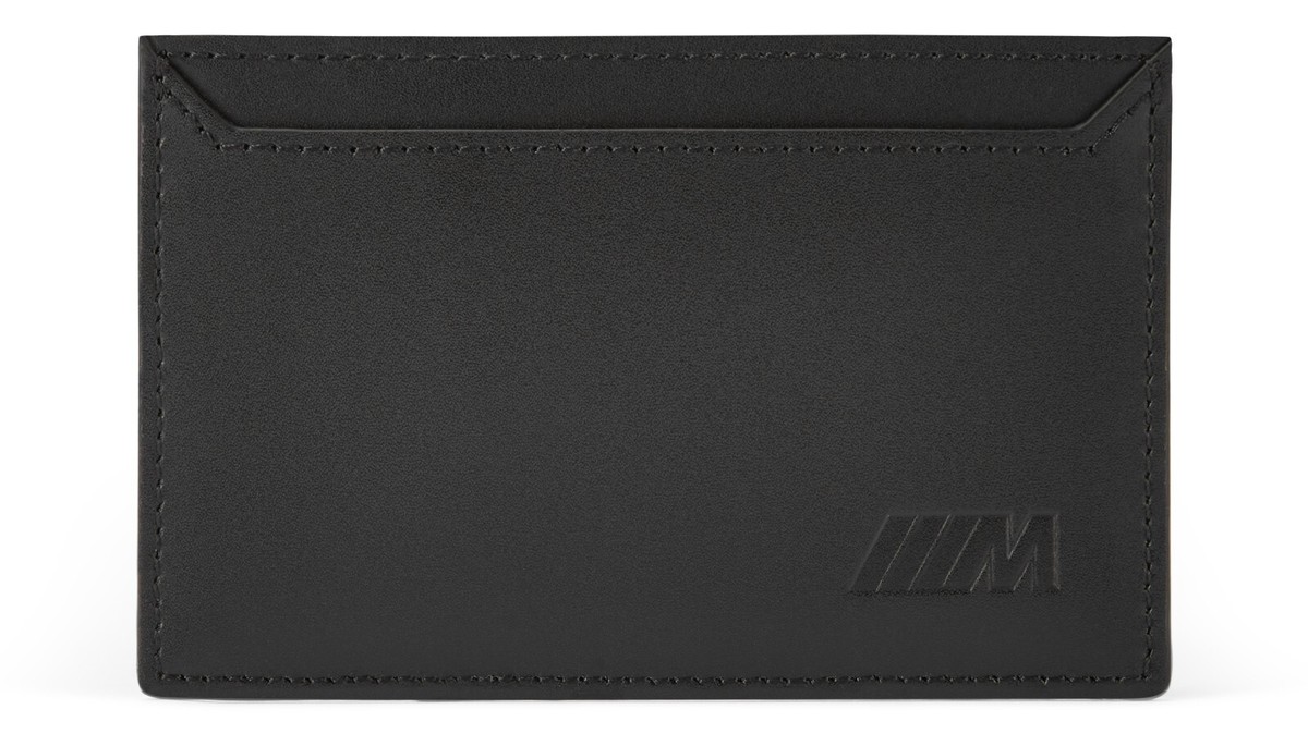 Genuine BMW M Motorsport - Credit Card Holder Case - Black 