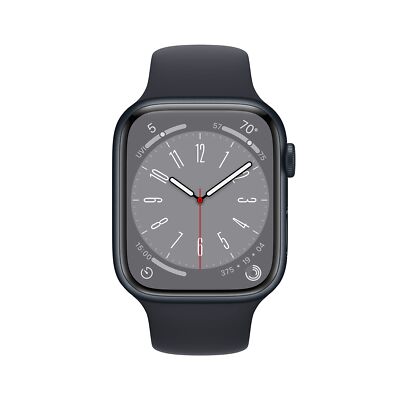 Apple Watch Series 8 45mm GPS ミッドナイト Apple Watch Series 8 GPS 45mm Midnight Aluminum Case with Sport