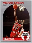 1990-91 Hoops #65 Michael Jordan Chicago Bulls Basketball Card