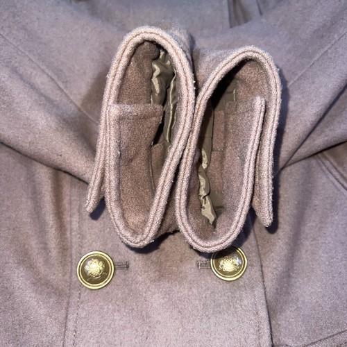 Tan Brown Gold Womens Size 0 Button Wool Anthropologie Idra Jacket Blazer Coat - Picture 4 of 8