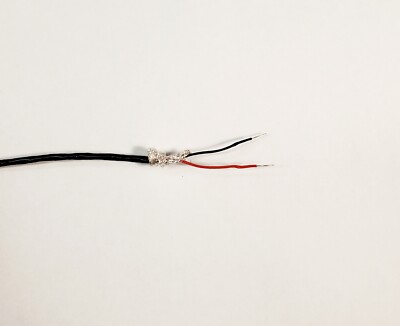 Wire Mil-Spec (PTFE) 26 AWG 2 Cond. Shielded Silver Plated Stranded 25 ft