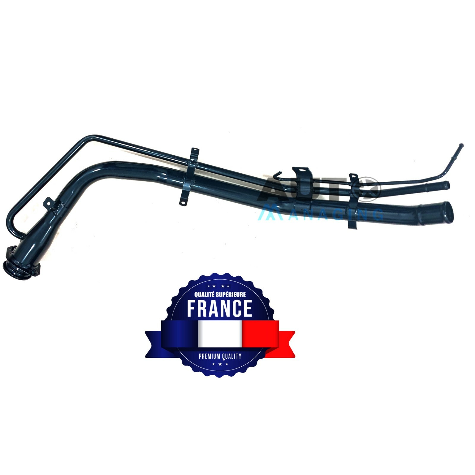 Collier de remplissage de carburant 1710A276 en acier noir pour Pajero Montero 08-15
