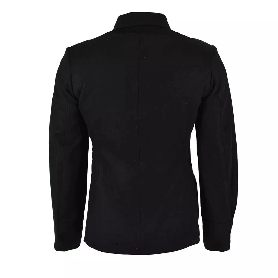Soviet Russian Army Jacket Military Officer uniform Black Navy Short Coat - product detail image 4
