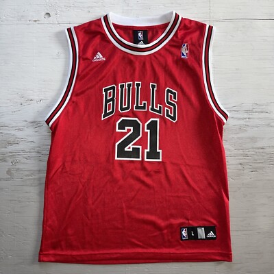 Chris Duhon 2004 Chicago Bulls Reebok jersey Size Kids Large L