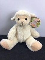 Schaf,Lamm,PlüSchtier,PlüSchfigur,Klein,Sitzend,Beige,Bestickt,Softtouch,