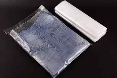 11*14 Large Resealable Cellophane Bags 100ct Self-Adhesive Sealing Plastic Bags