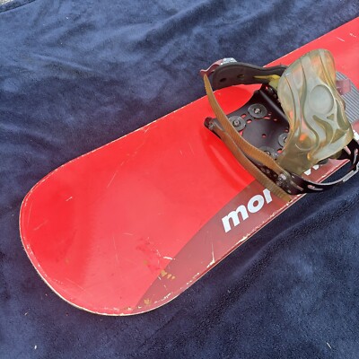 morrow slick スノーボード Morrow Slick frty 6 Snowboard - Slick 46 Red Top White